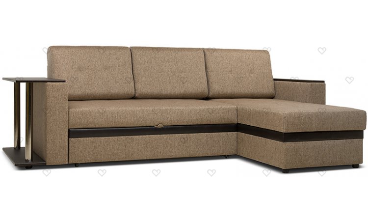 Атланта-2 Медово-коричневый диван угловой