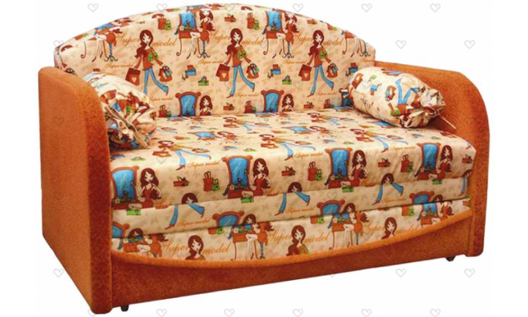 Димочка детский диван с узкими подлокотниками