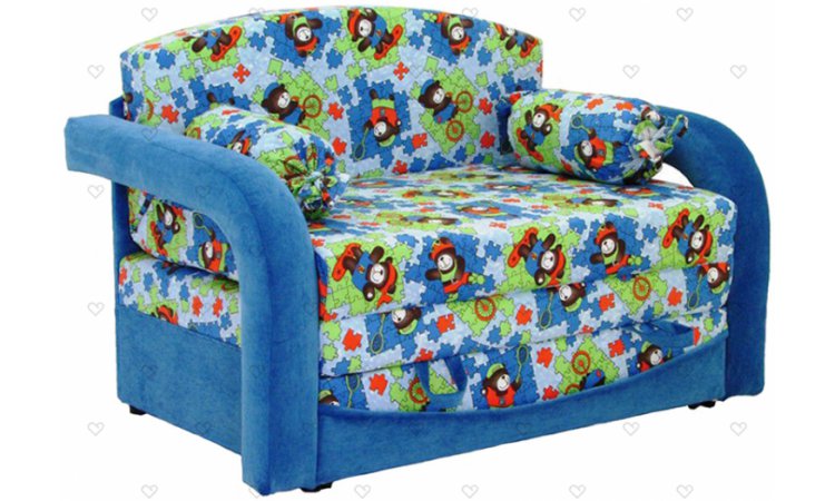 Диван детский Димочка детский диван с широкими подлокотниками