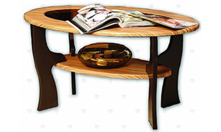 Маджеста-4 журнальный стол со стеклом