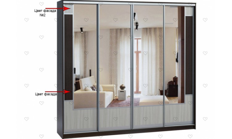 Шкаф-купе на заказ Неаполь-14