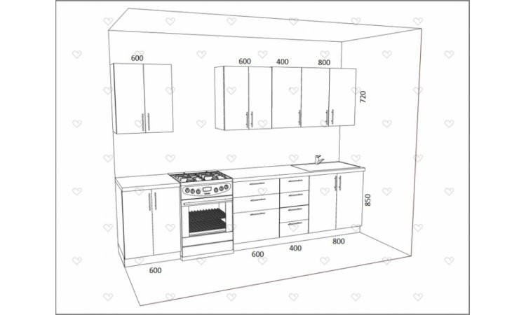 Кухонный гарнитур Арго-3
