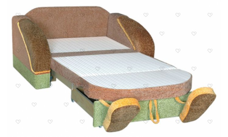 Мишка с медом детский диван 4 ткани