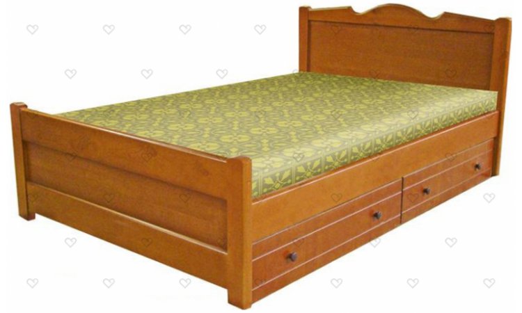 Дубрава кровать с ящиками