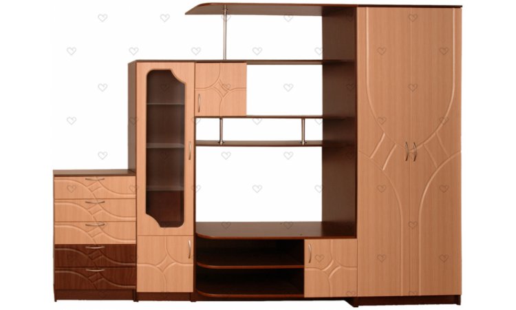Стенка Формула-2-комби МДФ стенка