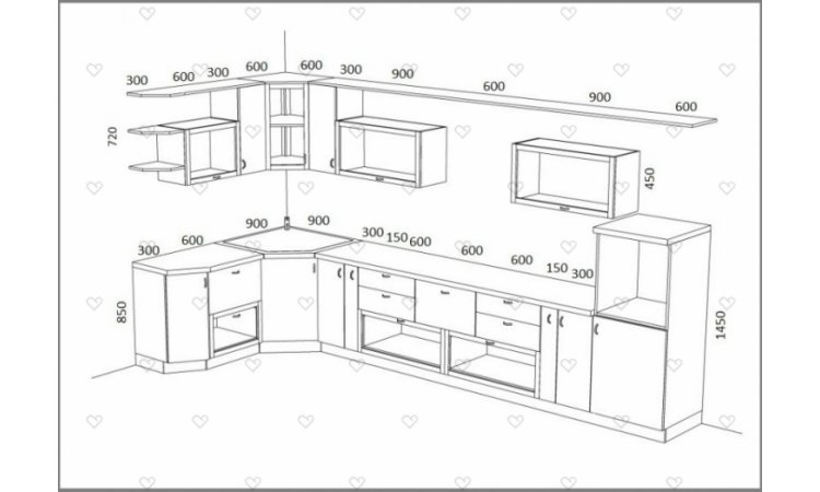 Кухонный гарнитур Джус-5
