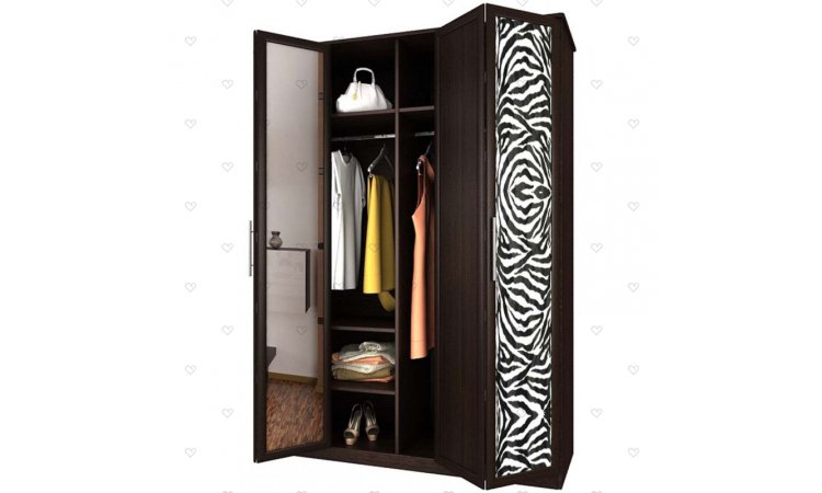 Палермо-Премьер-4 шкаф-гармошка