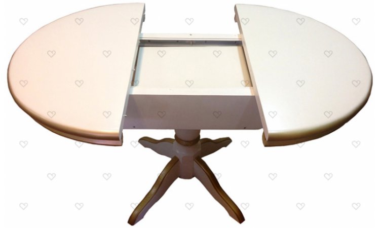 Обеденный стол Майкрофт овальный раздвижной